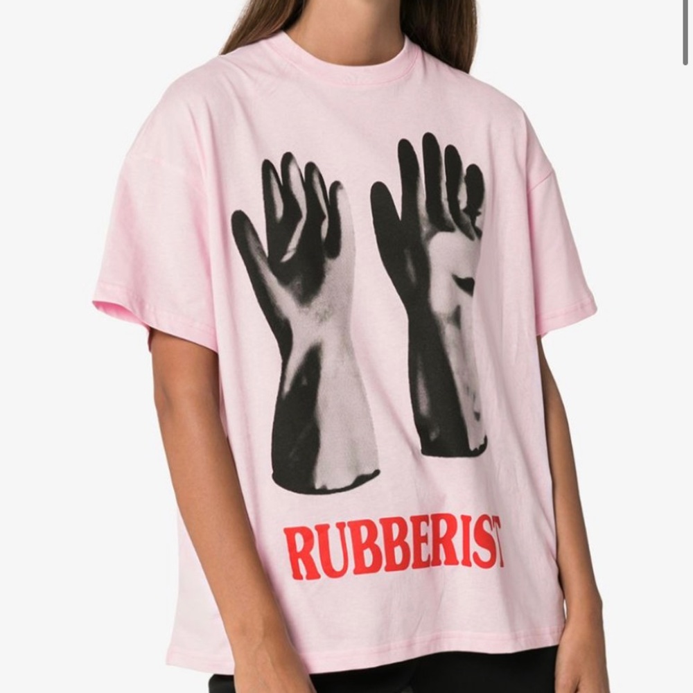Christopher Kane Graphic Print Crew Neck T Shirt